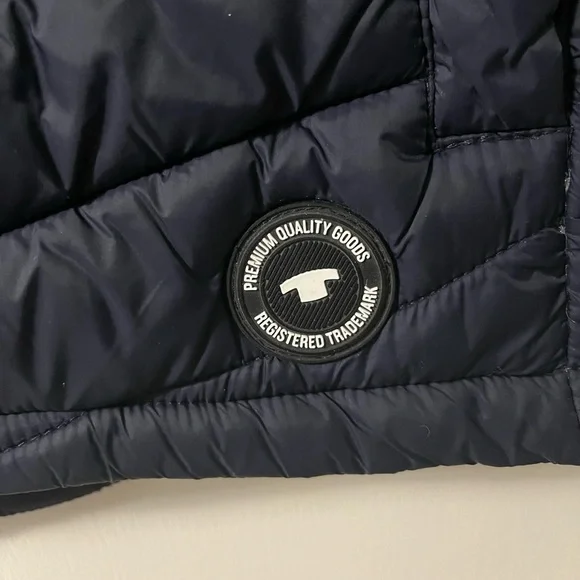 Lightweight Puffer Vest Tom Tailor Navy Blue Full Zip Men’s L/XL - Picture 9 of 14